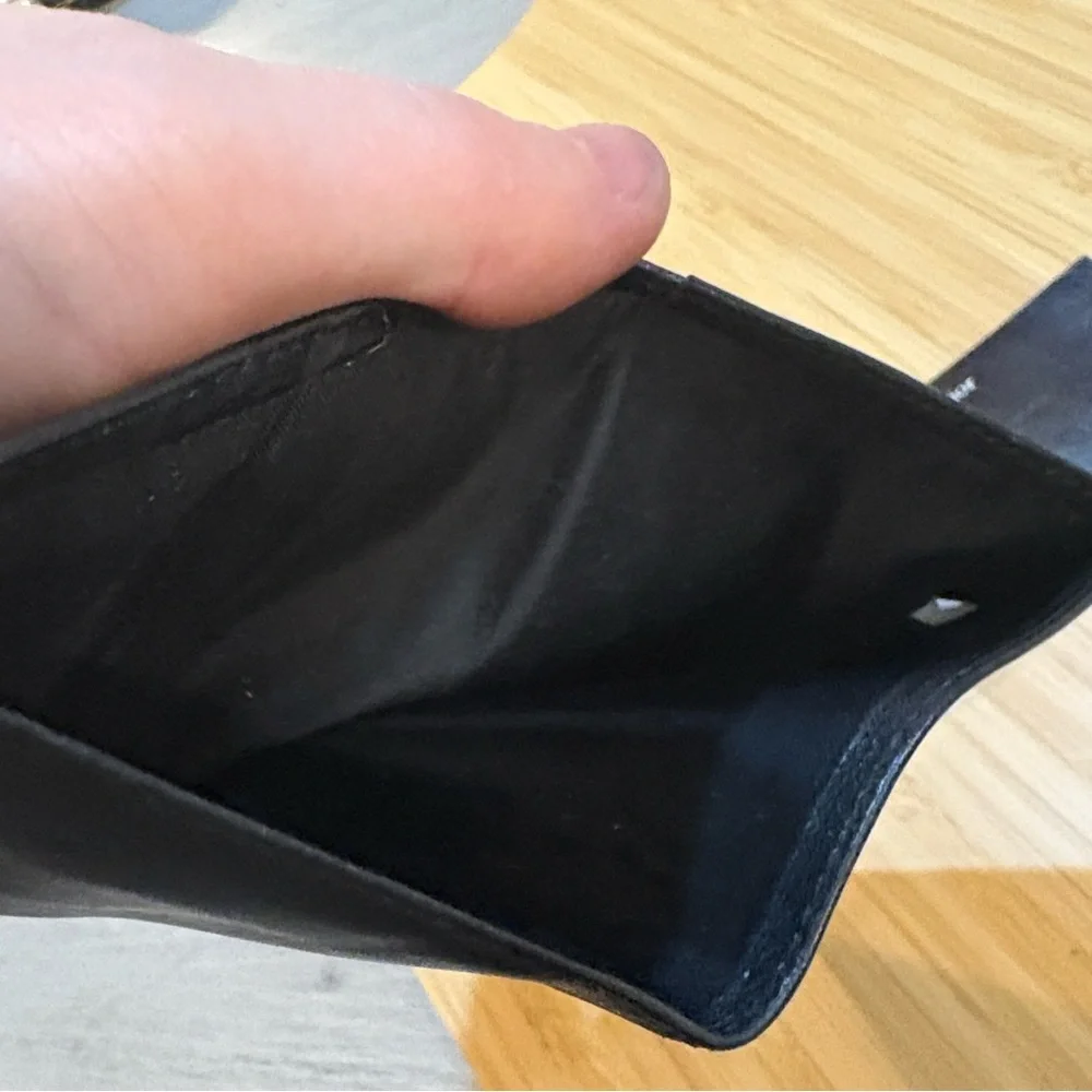 Christian‎ Dior Black Leather Wallet